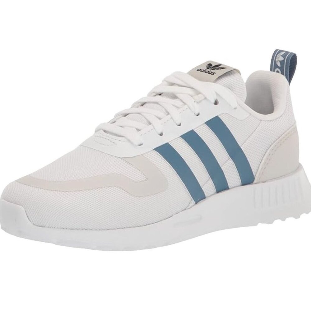 adidas White and Blue Athletic Shoes